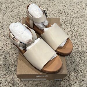 Madewell Open Toe Ankle Strap Sandal